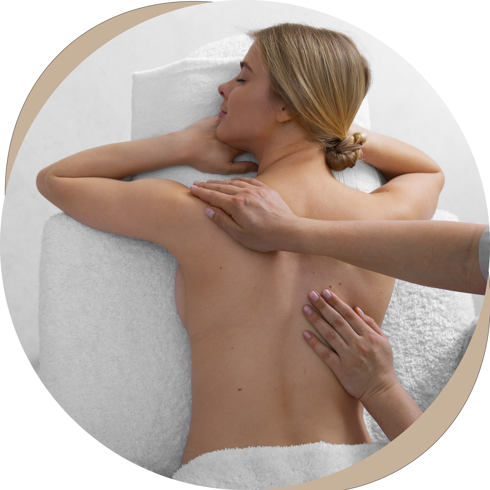 jeune femme relaxante